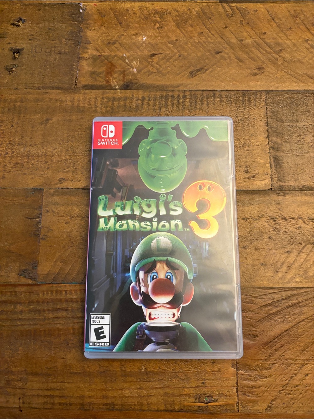 Nintendo Luigi's Mansion 3 - Green and Black Cover Art (Switch)